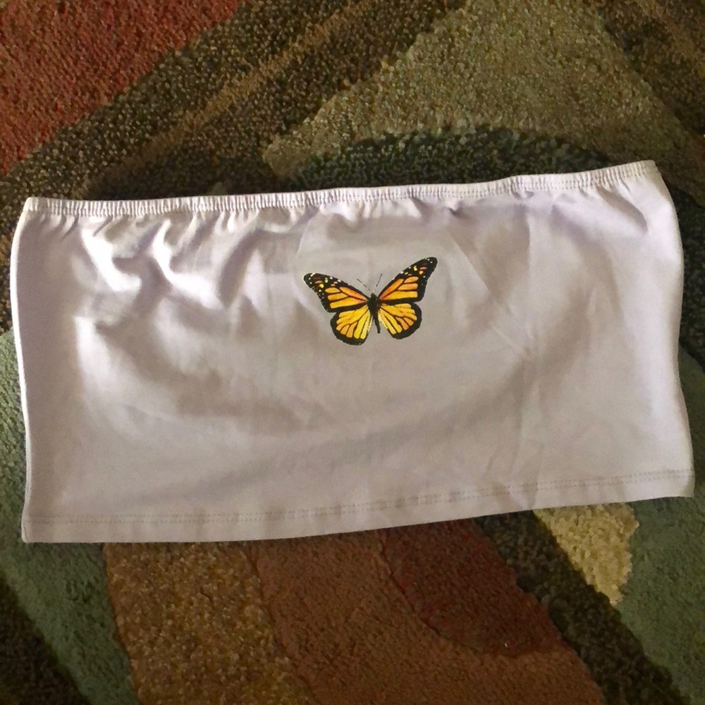 Butterfly tube top